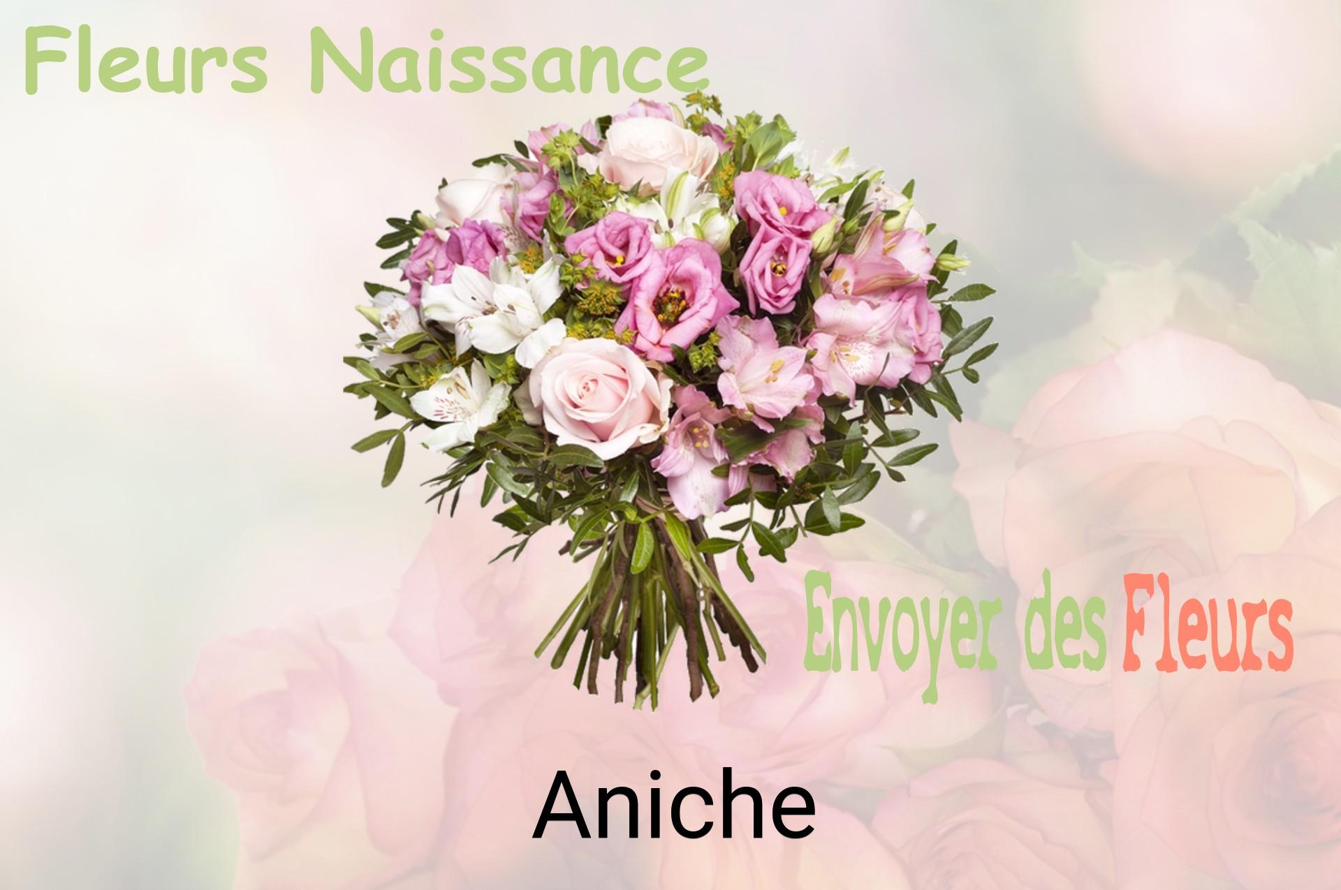 Bouquet de fleurs de naissance livré à Aniche